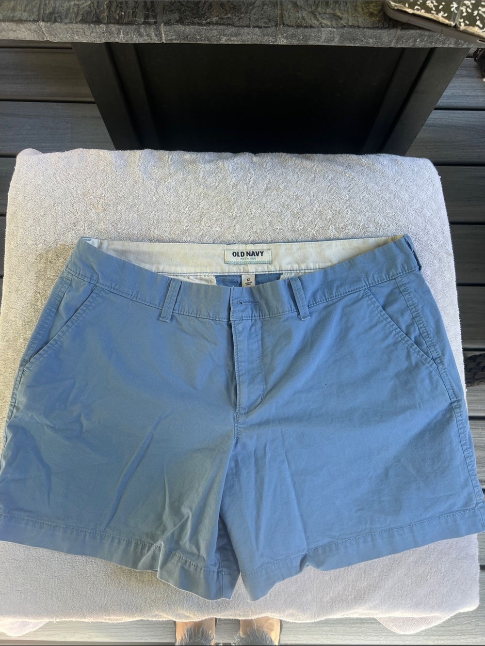 Old Navy Light Blue Women's Chino Shorts